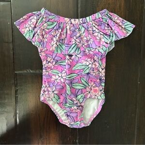 Rufflebutts Violet Valley Ruffle One Piece - 12-18 Months NEW